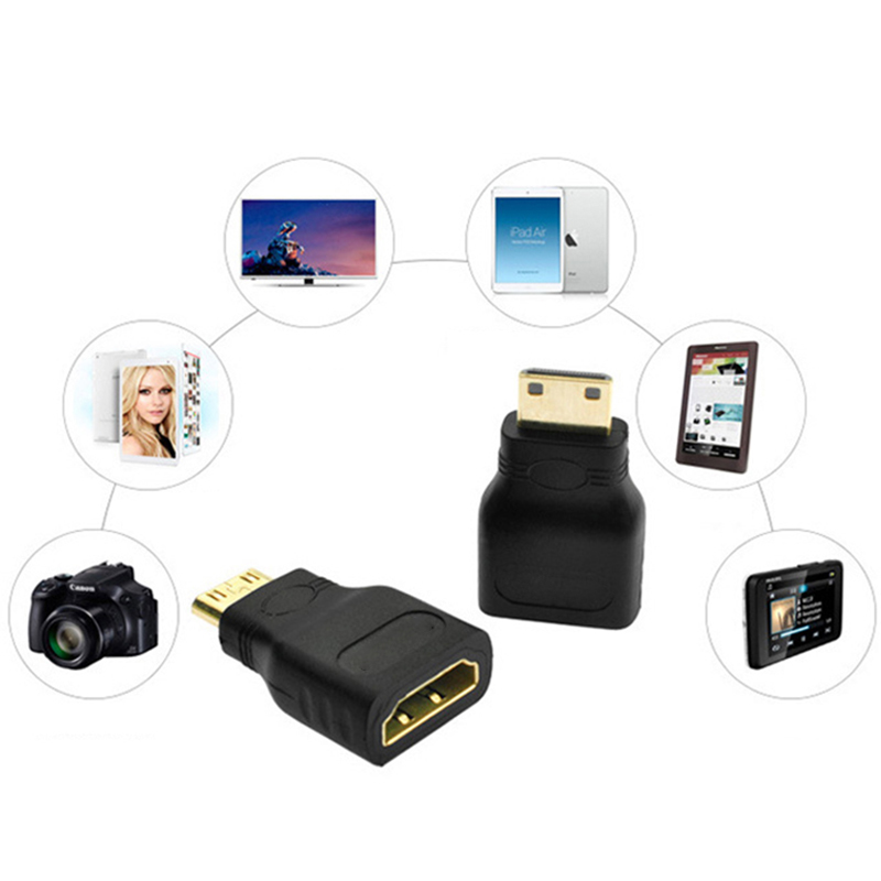Mini HDMI Male to HDMI Female Adapter 1080P Converter for HDTV Tablet Camera HDTV Tablet Camera