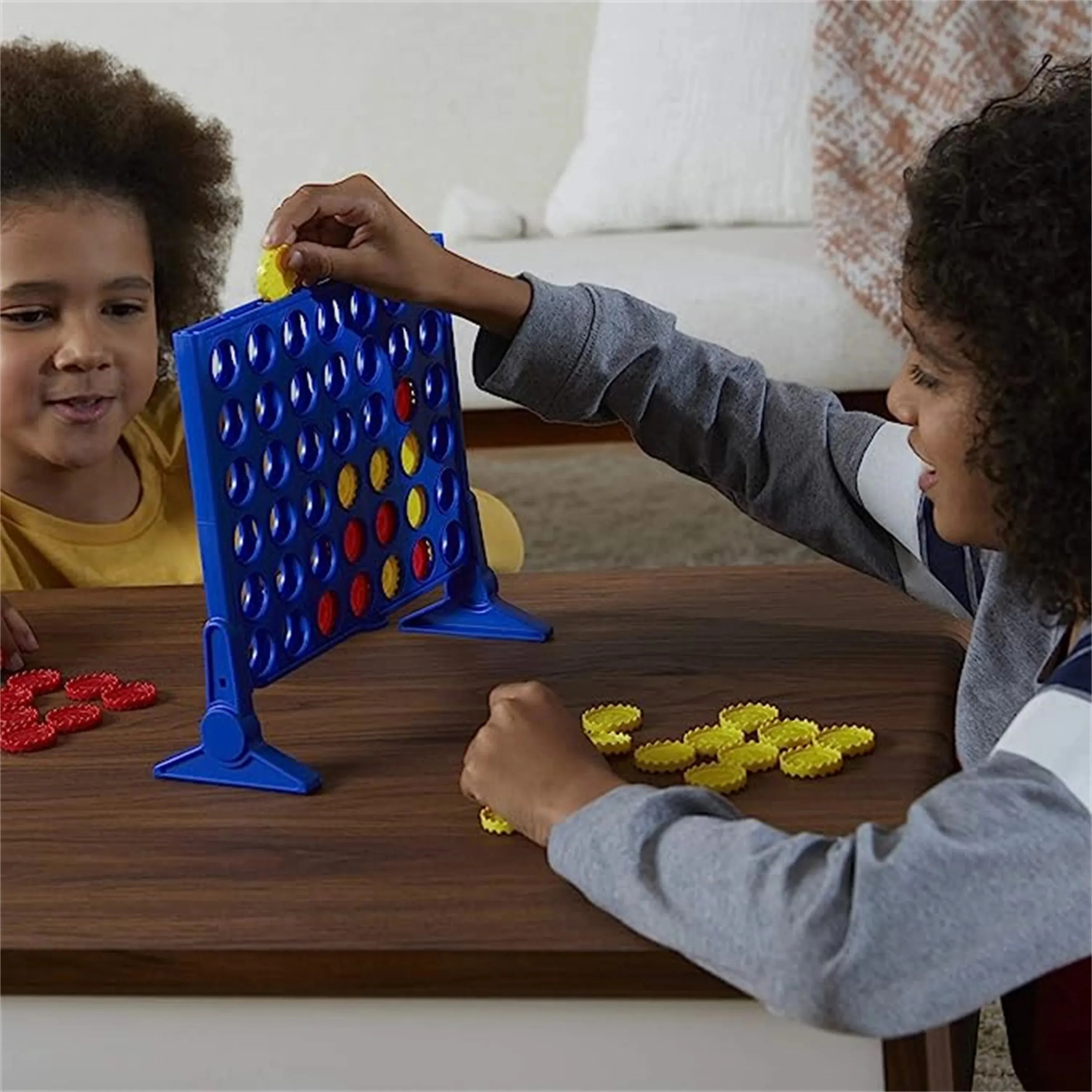 Four-link Chess Game CONNECT4 Three-dimensional Four-link Chess Classic Game Chess Children's Puzzle Board Game
