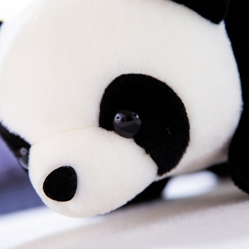 30cm Cute Lying Panda Doll National Treasure Zoo Plush Toy