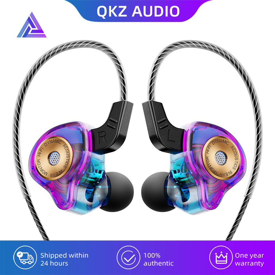 QKZ AK6-Ultra In-Ear Dynamic Earphones Mobile Phone Monitor Earphones Music Wired Control With Microphone