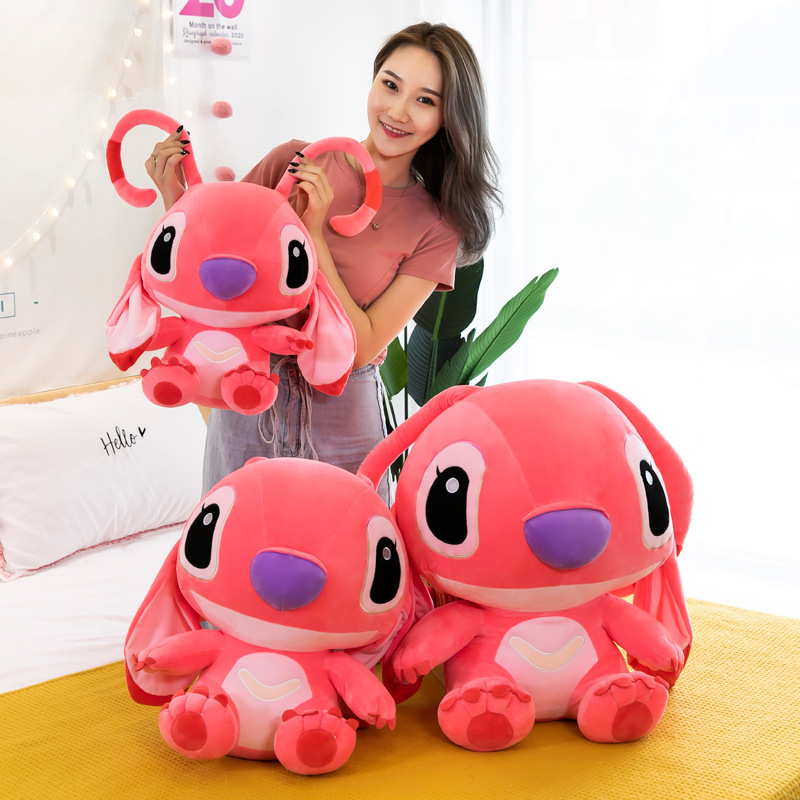 35-70cm Giant Size Lilo & Stitch Couple Models Cartoon Stuffed Plush Anime Plushs Toys Pendant Toy Pillow Kids Birthday Gift