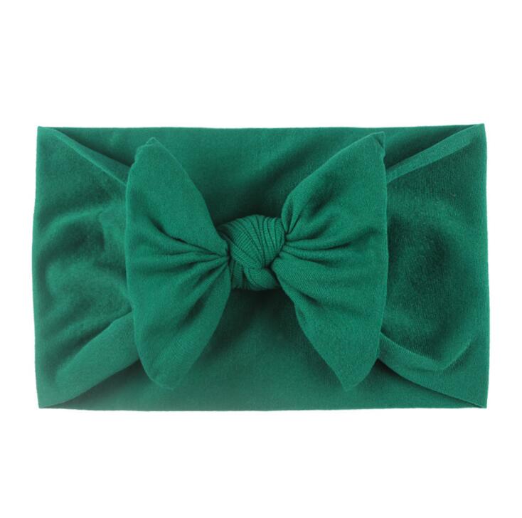 Ins baby hair accessories super soft nylon bow children jewelry lovely princess hair band