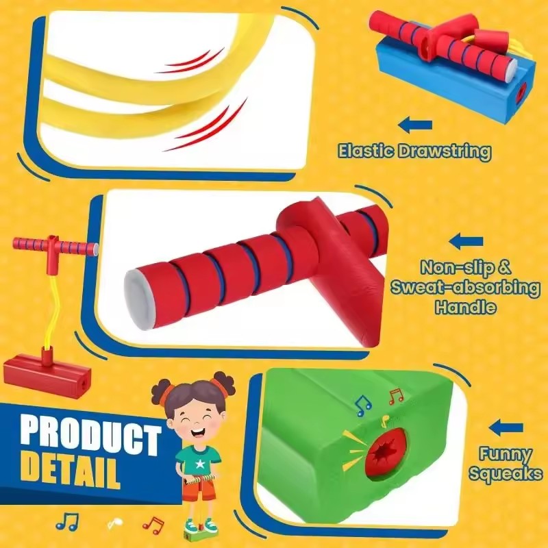 Gifts for 3+Old Boys Girls Foam Pogo Jumper for Kids Outdoor Toys for Autistic Kids Toys Fun Toys Presents for Girls Autism Toys