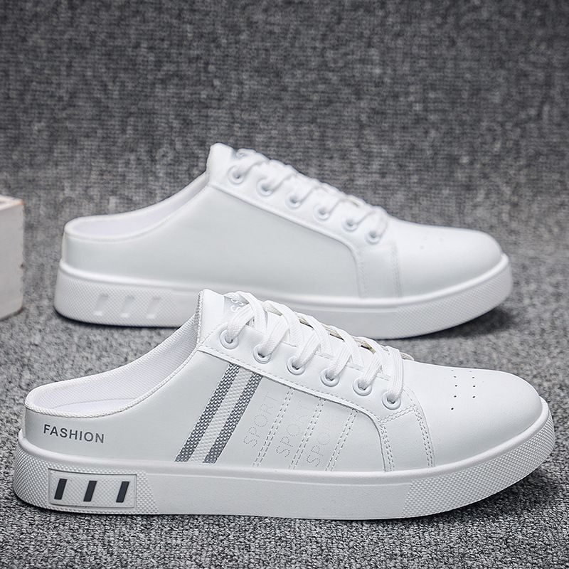 Summer Men Slippers Comfortable Casual Shoes for Men Fashion Flat Sneakers Half Slippers Tenis Masculino