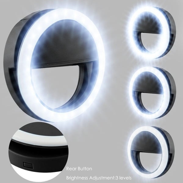 Portable Ring 36 Smart LED Camera Fill-in Flash Selfie Light For All Smart Phones/Tablets