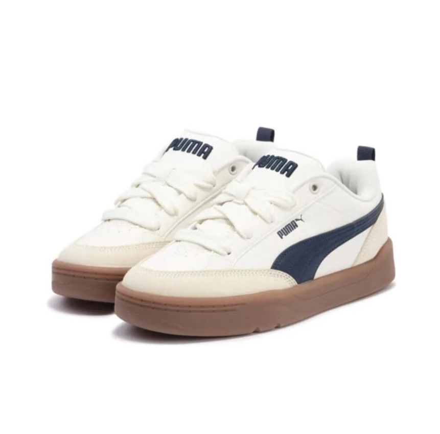 Puma's new Park Lifestyle comfortable, lightweight, versatile, non slip leather low cut casual board shoes