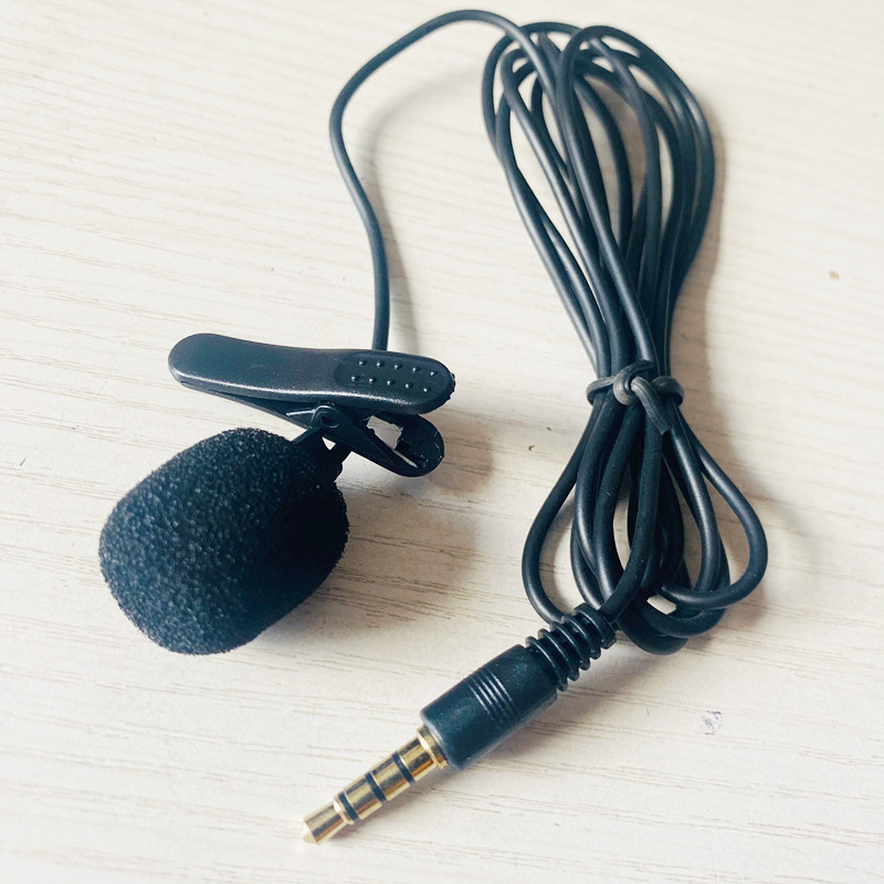 Lavalier mobile phone live broadcast program live K song small microphone computer hand holding microphone head 3.5mm