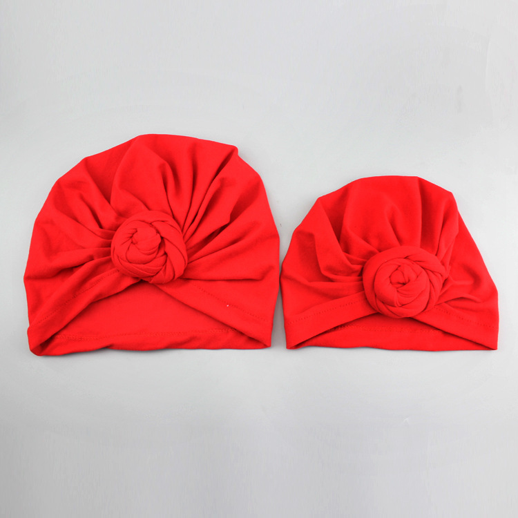 2pcs/set Mother And Baby Headband Baby Girls Big Bow Headband Stretch Turban Knot Head Wraps Mom & Baby Hair Accessories