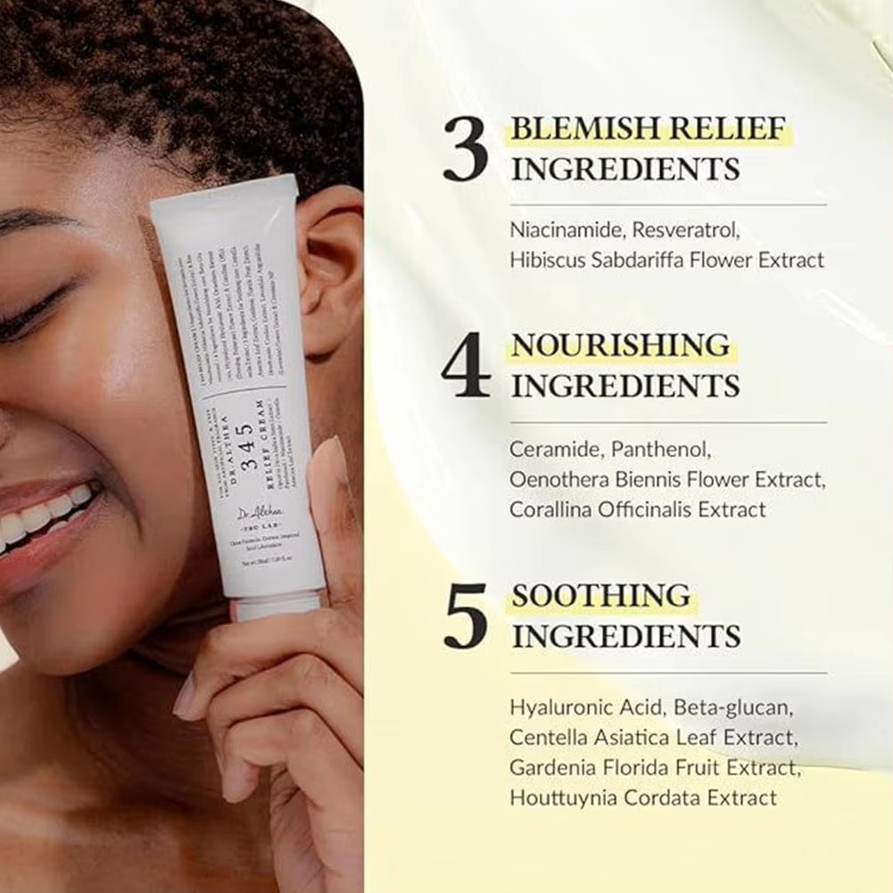 Korean 345/147 Relief Antioxidant Cream Address Blemishes Nourish Skin And Provide Moisturizing Improving acne marks