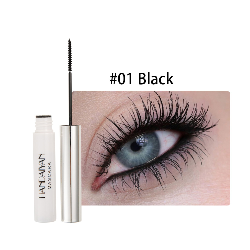 3D Colorful Mascara Lengthening Black White Red Lash Eyelash Extension Eye Lashes Brush Beauty Makeup Long-wearing Color Mascara