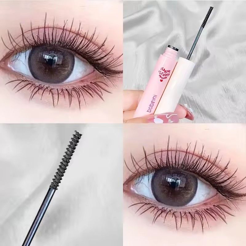 1pc Waterproof Black Brown Mascara Lasting Matte Quick Dry Ultra-fine Brush Lengthening Eyelash Mascara Lash Extension Makeup To