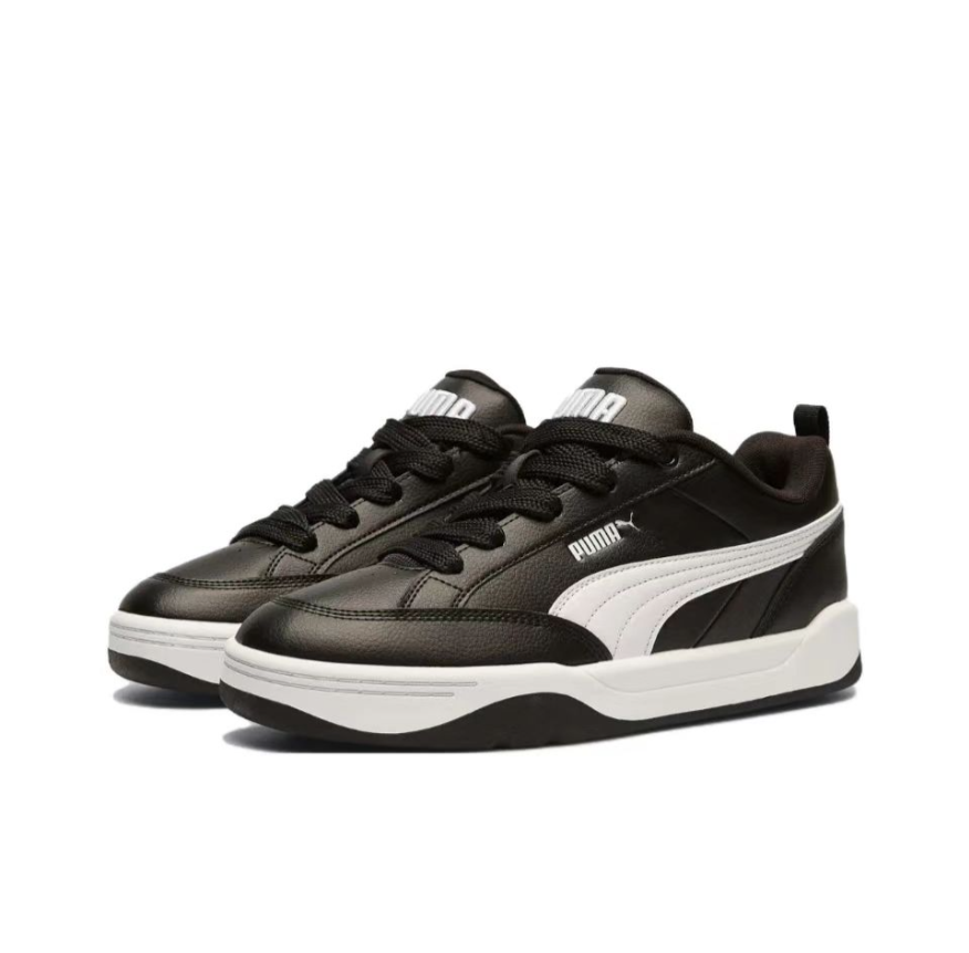 Puma's new Park Lifestyle comfortable, lightweight, versatile, non slip leather low cut casual board shoes