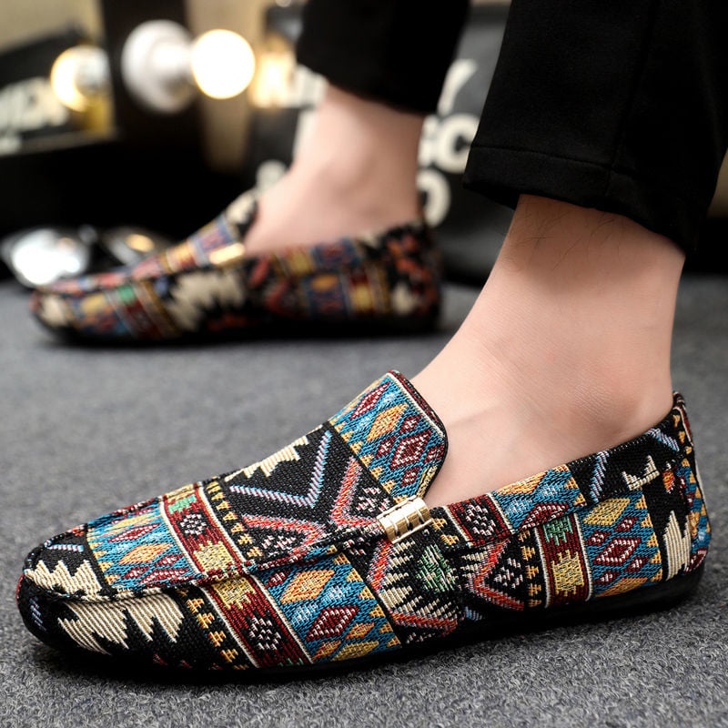 Men's Shoes 2025 Spring New Fashion Lace Up Casual Shoes Mixed Colors Versatile Comfortable Canvas Shoes Lightweight Sneakers