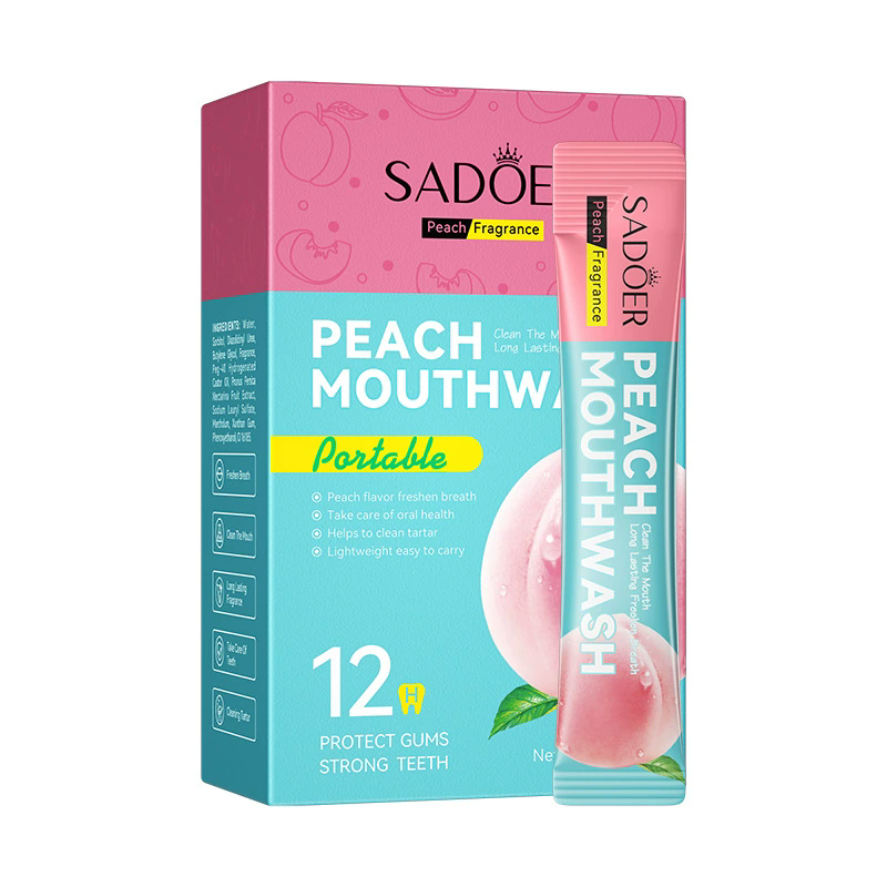 1Box 20Pcs Mouthwash Teeth Whitening Fresh Oral Portable Cleans Teeth Oral Fresh Mouthwash