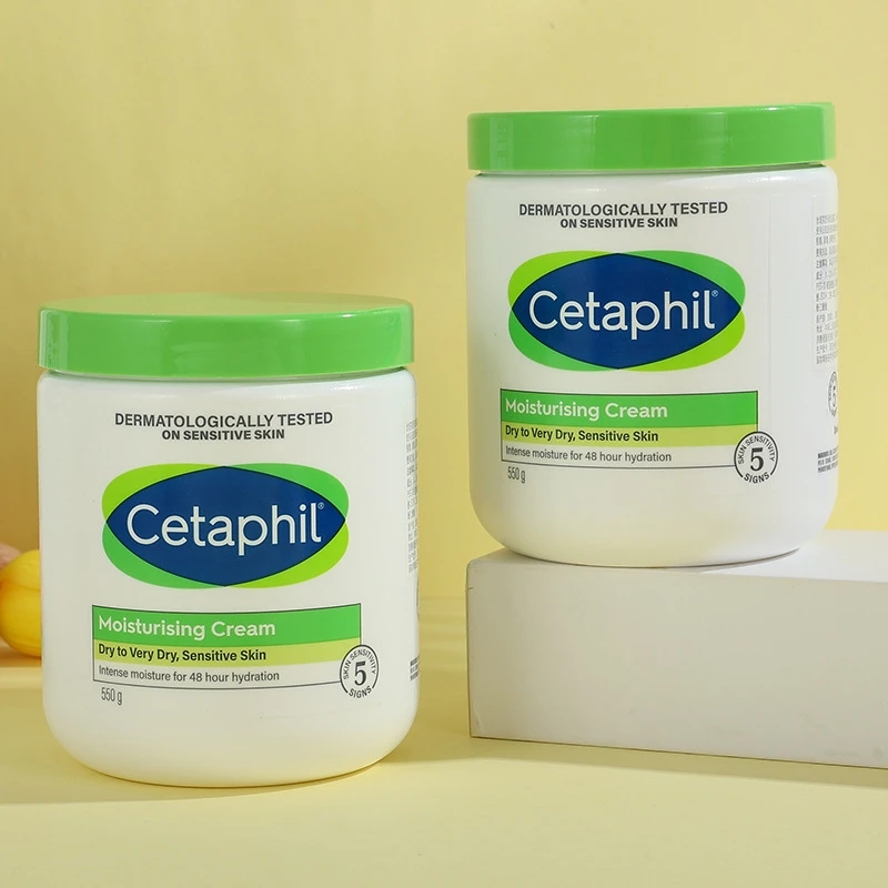 Cetaphils White 550G Female Hydrating Cream and Nourishing Body Lotion Cream for Face Skin Care Facial Cleanser Cream Cosmetics