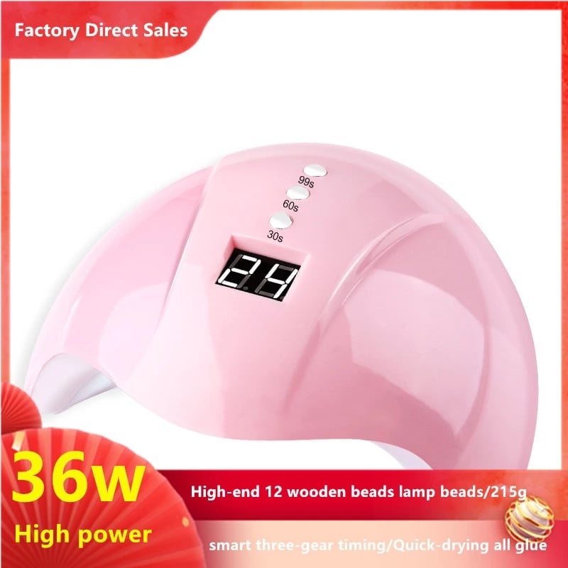 36W UV LED Lamp Nail Dryer Sun Light Curing All Gel Polish Drying UV Gel Smart 30s 60s 90s Timing Nail Art Tools