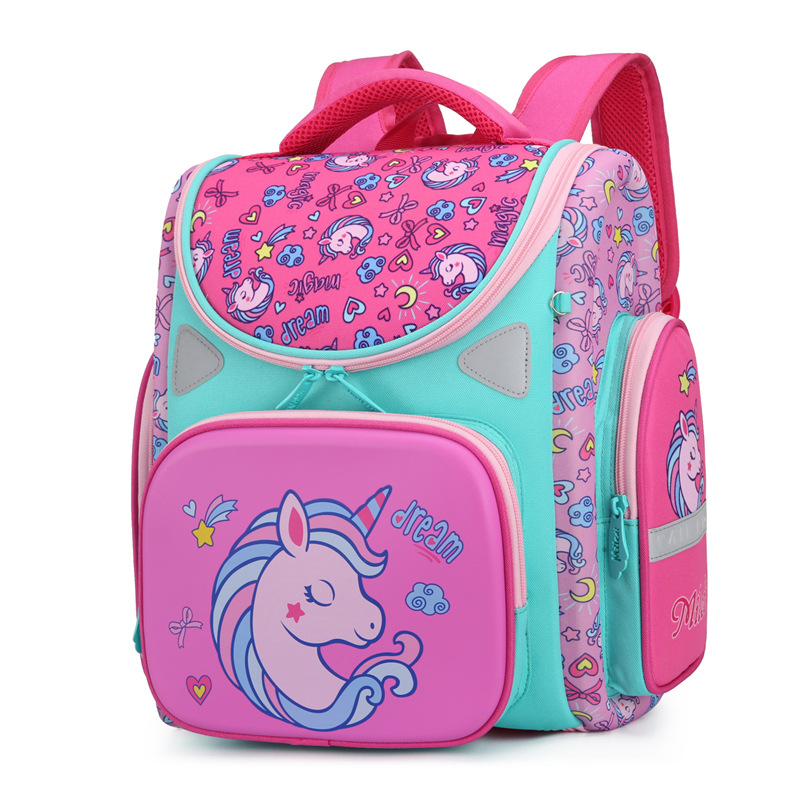 3D Cartoon Girls School Backpacks Children Schoolbag for Girl Orthopedic Backpack Princess Kids Satchels School Bags Knapsack
