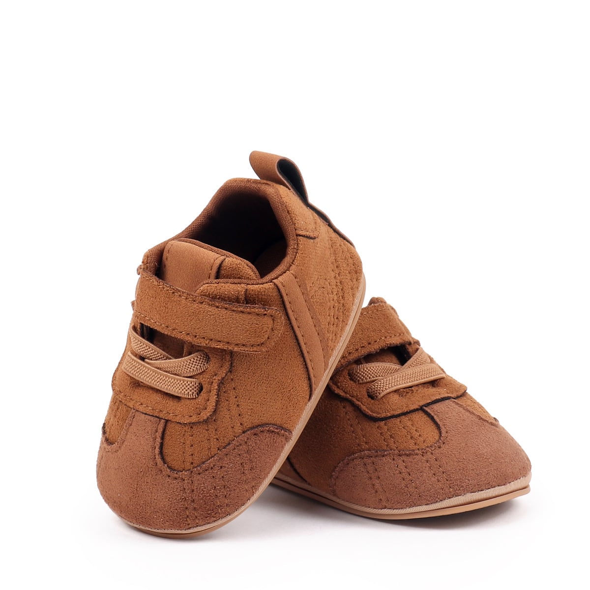 Spring Autumn Baby Unisex First Walking Indoor Outdoor Toddler Shoes With PU Leather And Soft PVC Sole For