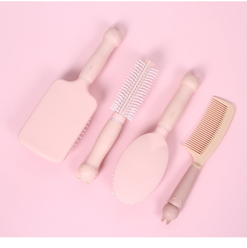 Hairdressing air cushion comb massage comb set anti-static hair along air bag curling comb sparerib comb