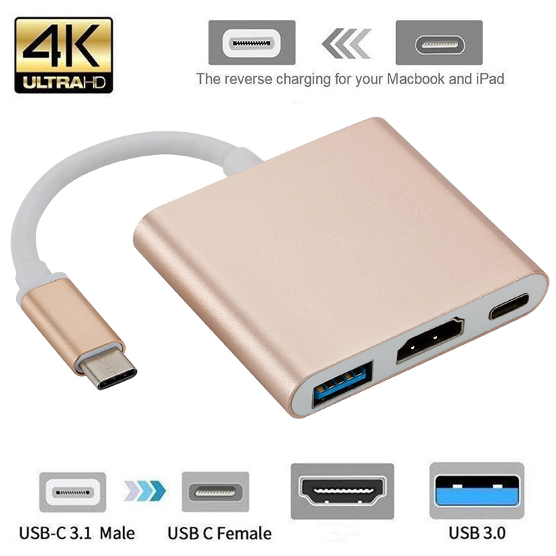 Thunderbolt 3 Adapter USB Type C Hub HDMI-compatible 4K support Samsung Dex mode USB-C Dock with PD for MacBook Pro/Air Th