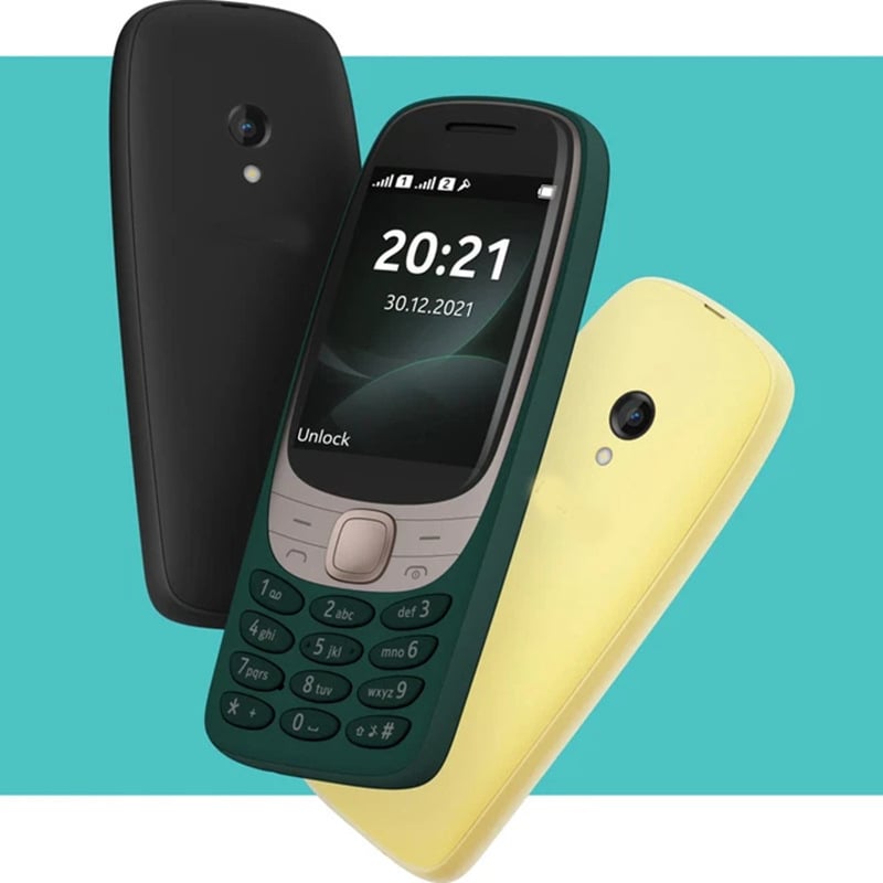 Nokia 6310 GSM non smartphone straight elderly dual card phone