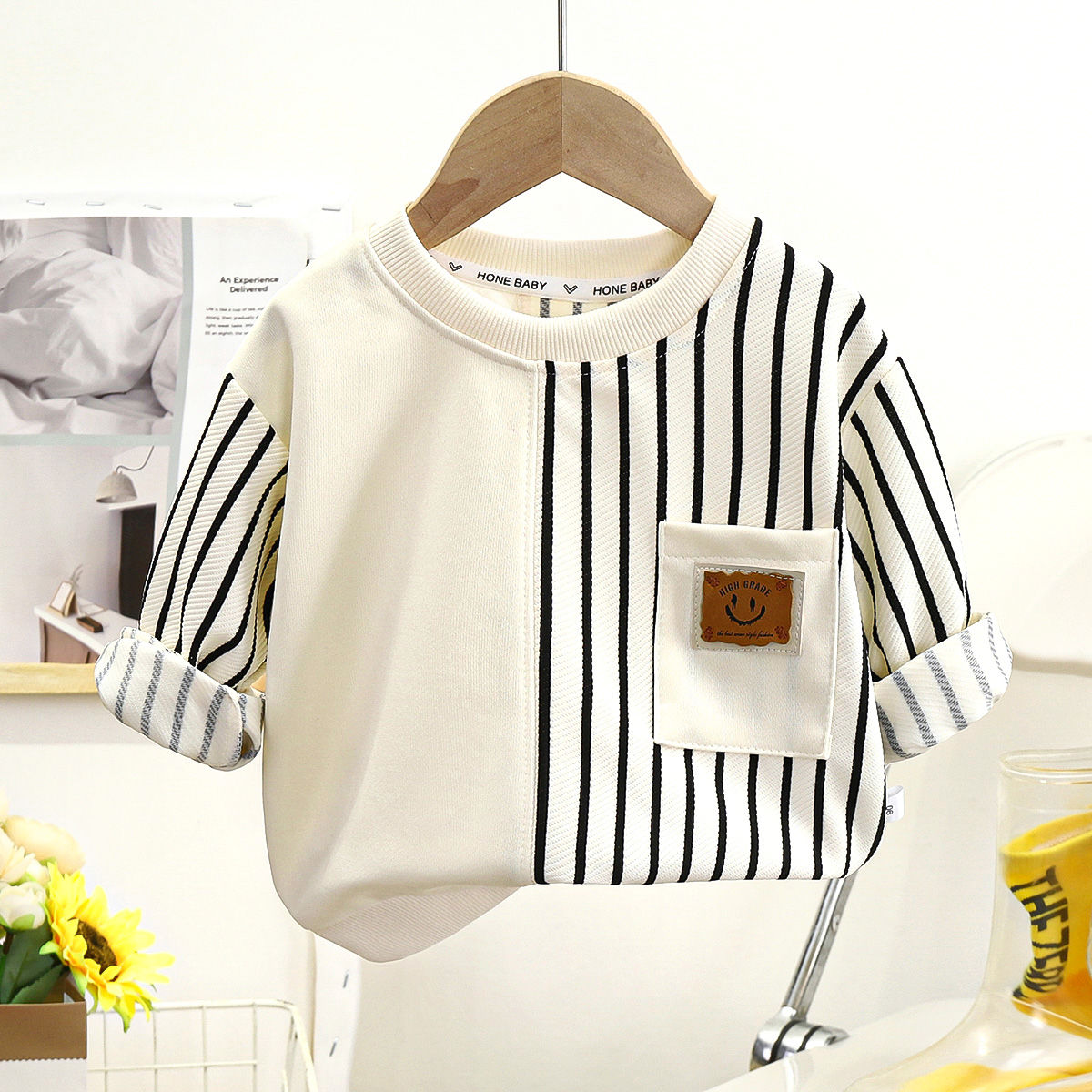 2PCS Autumn Children Clothes O-Neck Long Sleeve Sweater Boys Girls Trendy Children's Clothing Kids Tracksuit