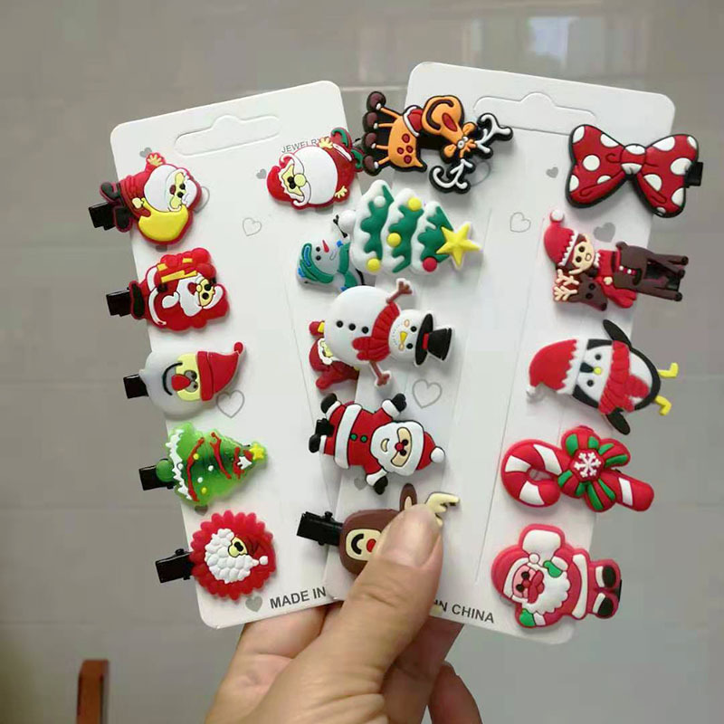10PCS/Set New Girls Cute Cartoon Ice Cream Unicorn Hair Clips Kids Lovely Hairpins Headband Barrettes Fashion Hair Accessories