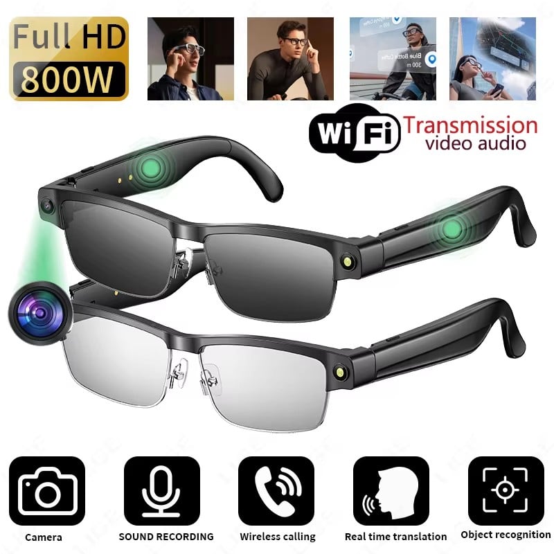 L802 Smart AI Glasses 800W camera Recording Videos Ai Photo Recognition Answer Translation Bluetooth Call noisereduction Glasses