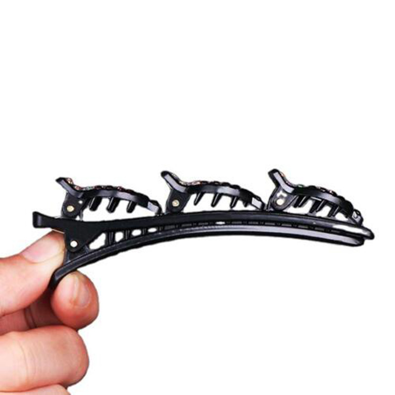 5pcs/pack Sparkling Crystal Stone Braided Hair Clips,Double Bangs Hair Clips Braided Hair for 1 Week Daily