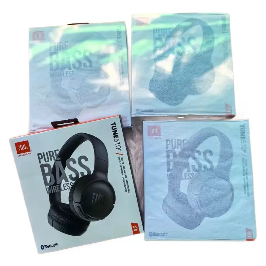 JBL 510BTWireless Bluetooth Headphone Deep Bass Sound Sports Game Headset with Mic Noise Canceling Foldable Earphones original