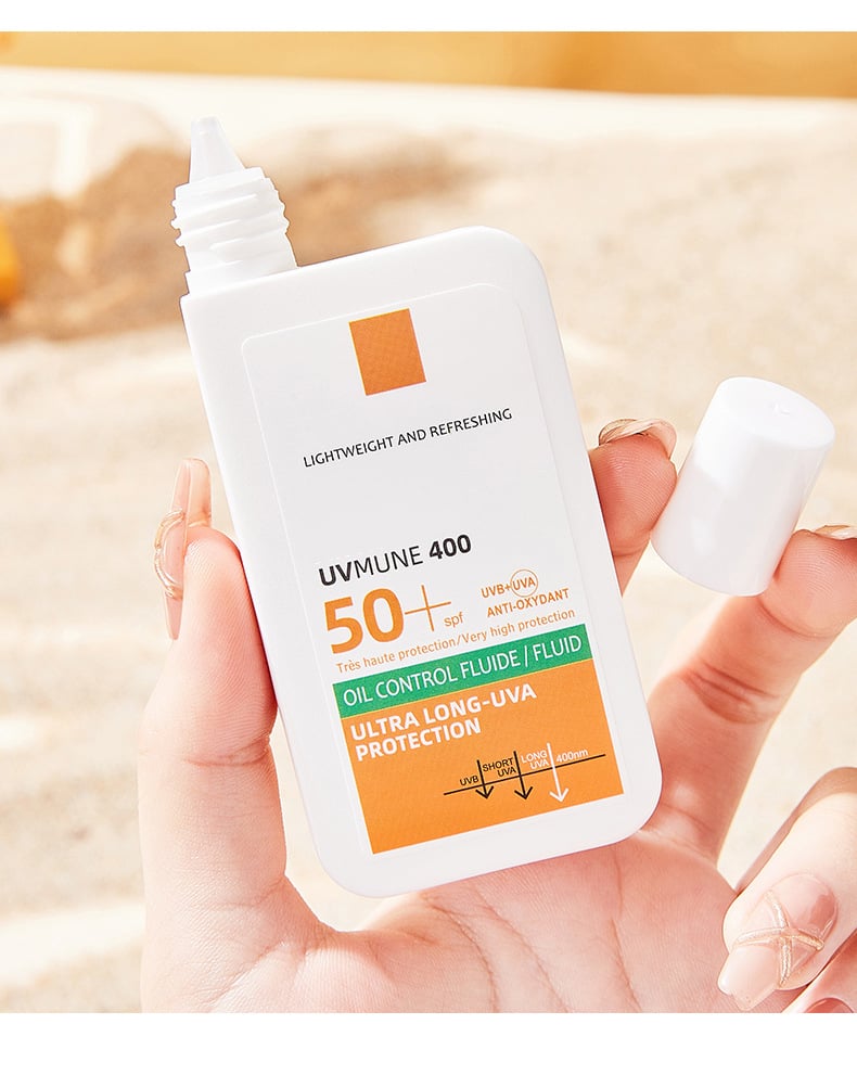 Face Sunscreen Ultra SPF50+ Body Sunscreen Anti-Imperfection Anti-Shine Invisible Fluid Waterproof