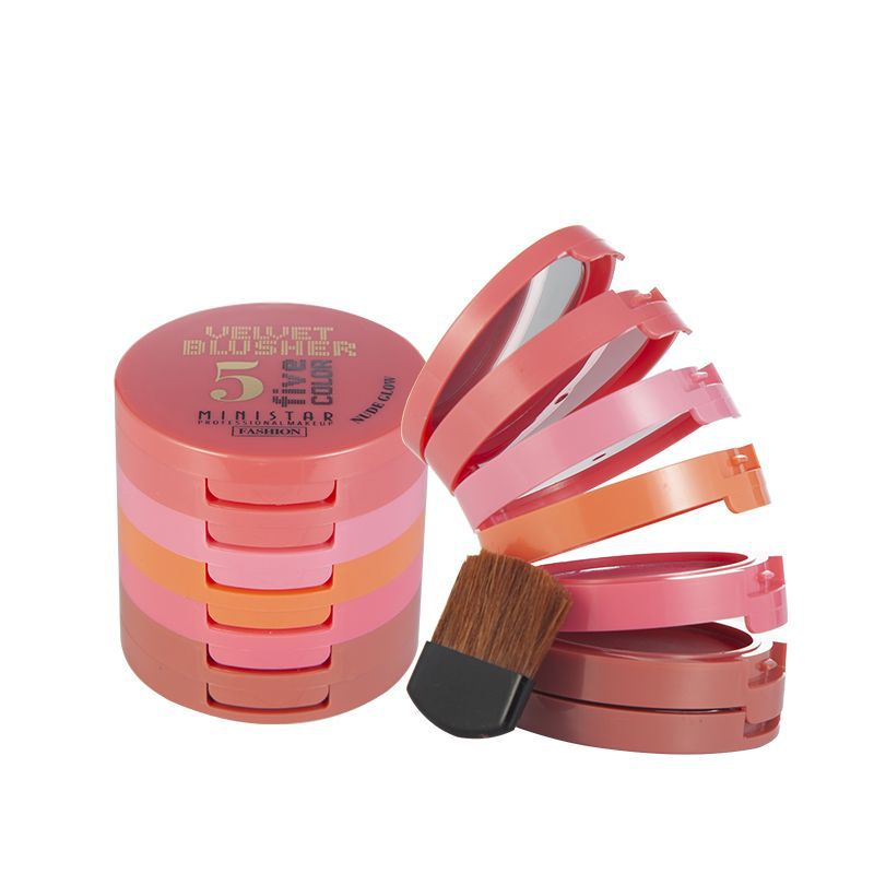 5 Layers Color Correcting Foundation High5 In 1 Concealer Makeup , Face Concealer Pressed Powder Contouring Shading Concealer