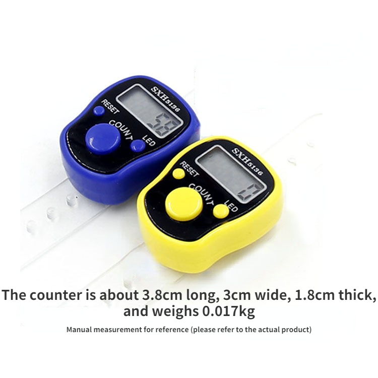Random Color LED Electronic Digital Night Halo Chanting Buddha Counter