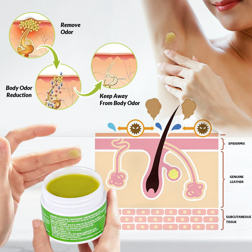 10g Body Odor Underarm Sweat Deodor Perfume Cream For Men And Women Removes Armpit Odor And Sweaty Lasting Aroma Skin Care Cream