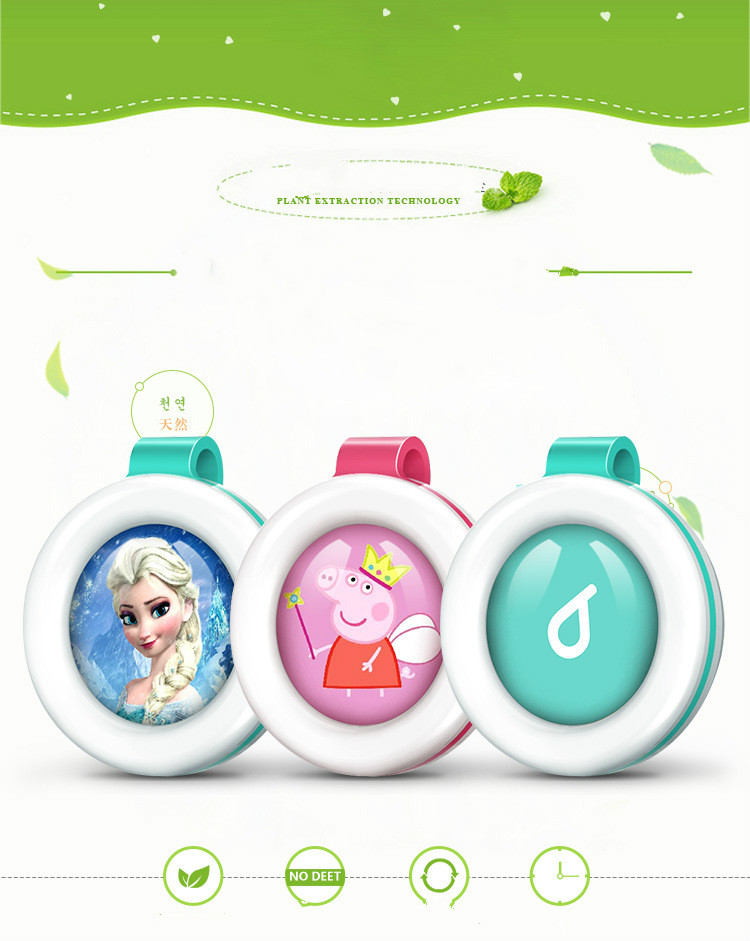 2pcs Summer Anti Mosquito Repellent Buckle Mosquito Killer Baby Mosquito Repellent Bracelet Buckle for Children's Baby Pregnant