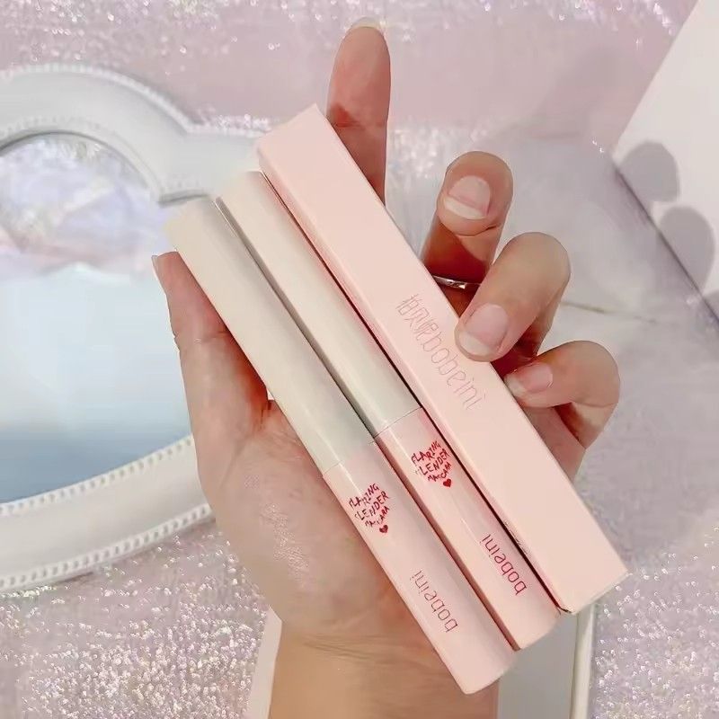 1pc Waterproof Black Brown Mascara Lasting Matte Quick Dry Ultra-fine Brush Lengthening Eyelash Mascara Lash Extension Makeup To