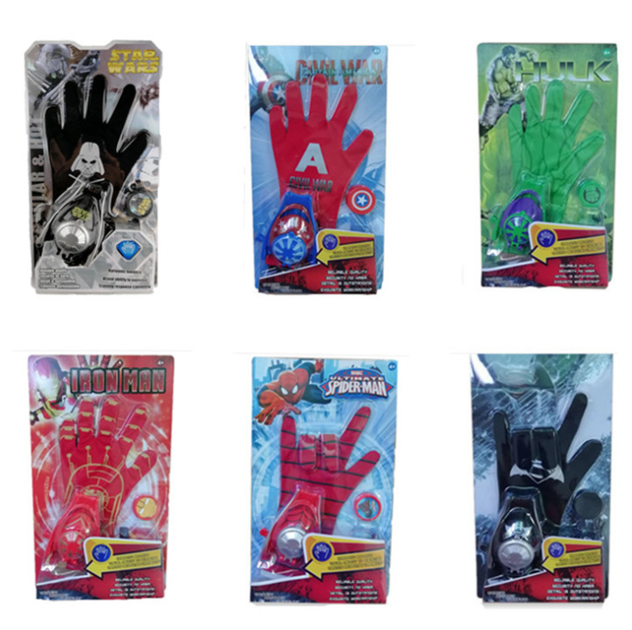 New One Piece Anime Figure Pvc Super Heroes Zings Cosplay Spider Gloves Laucher Wrist Launchers Kids Toys For Children Boys