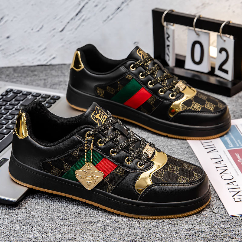 Size 37-44 original men shoes high-end quality designer couple sneaker classic board shoes
