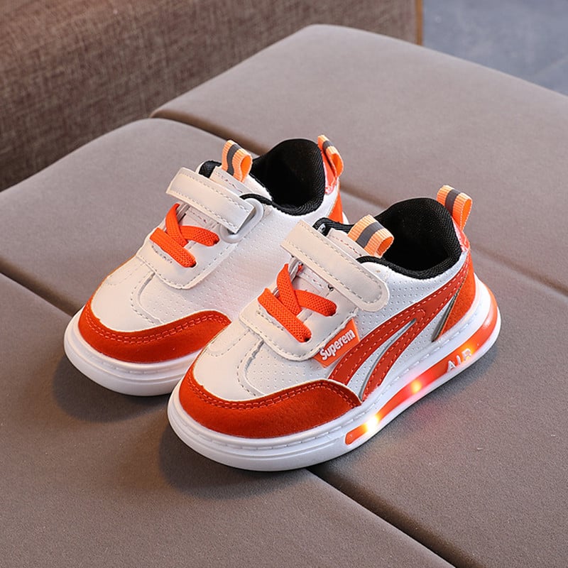 Boys and girls shoes new luminous shoes LED casual shoes sports shoes luminous baby shoes