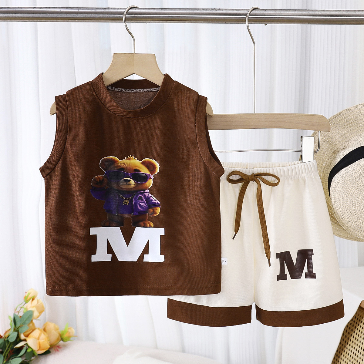 New Summer Baby Clothes Suit Children Boys Fashion Vest Shorts 2Pcs/Sets Toddler Casual Costume Infant Outfits Kids Tracksuits