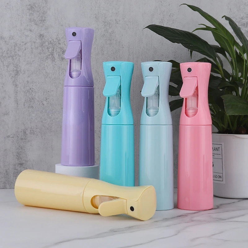Hairdressing Spray Refillable Bottle Hair High Pressure Continuous Spray Watering Can Hair Stylist Director Automatic 200/300ml