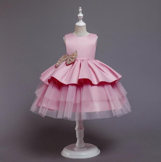 Baby Girl one year old dress girl baby fluffy princess cake dress elementary and middle school students birthday dress dress