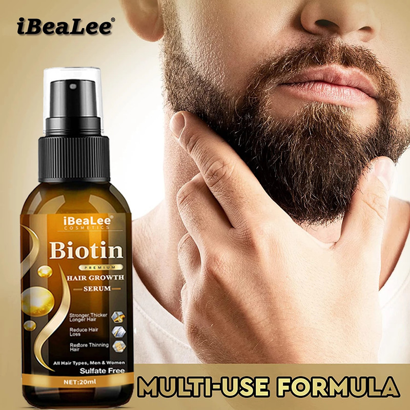 Hair Nourishing Liquid Spray Can Promote the Rapid Growth of Hair, Prevent Baldness, Treat Scalp and Beard, 20ml