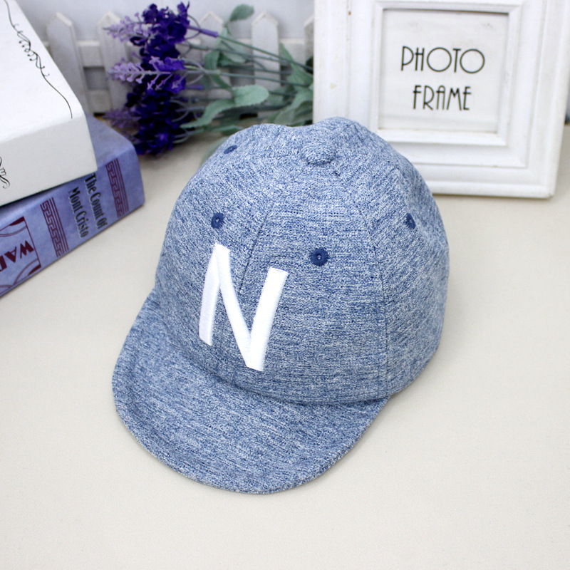 Spring Summer Baby Boy Hat Cap Letter Toddler Baby Baseball Cap Cotton Adjustable Visor Sun Hats Kids Girls Peaked Cap