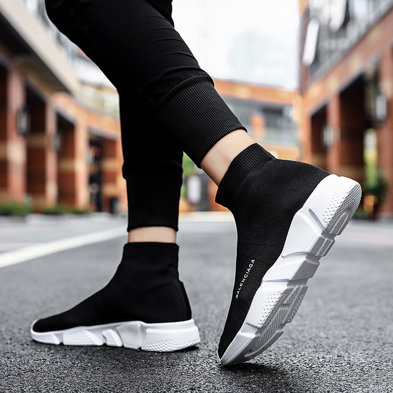 Balenciaga Fly Line Knitted High-top Casual Lightweight Breathable Socks Shoes