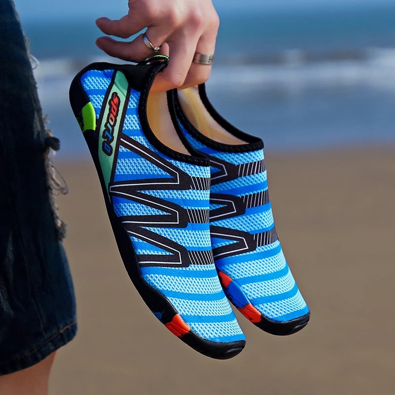 Swimming shoes diving shoes outdoor beach shoes couples upstream shoes barefoot skin shoes snorkeling non-slip wading shoes