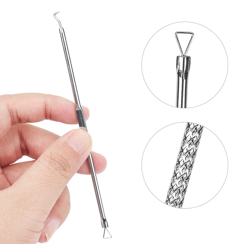 4pcs Acne Blackhead Comedone Black Spot Pimple Blemish Remover Skin Care Women Beauty Acne Treatment Pore Cleanser