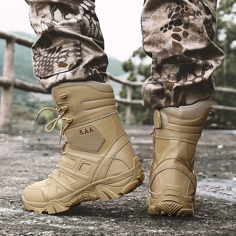 2023New Hiking Boots Men Breathable Suede Desert Boots Training Boots Outdoor