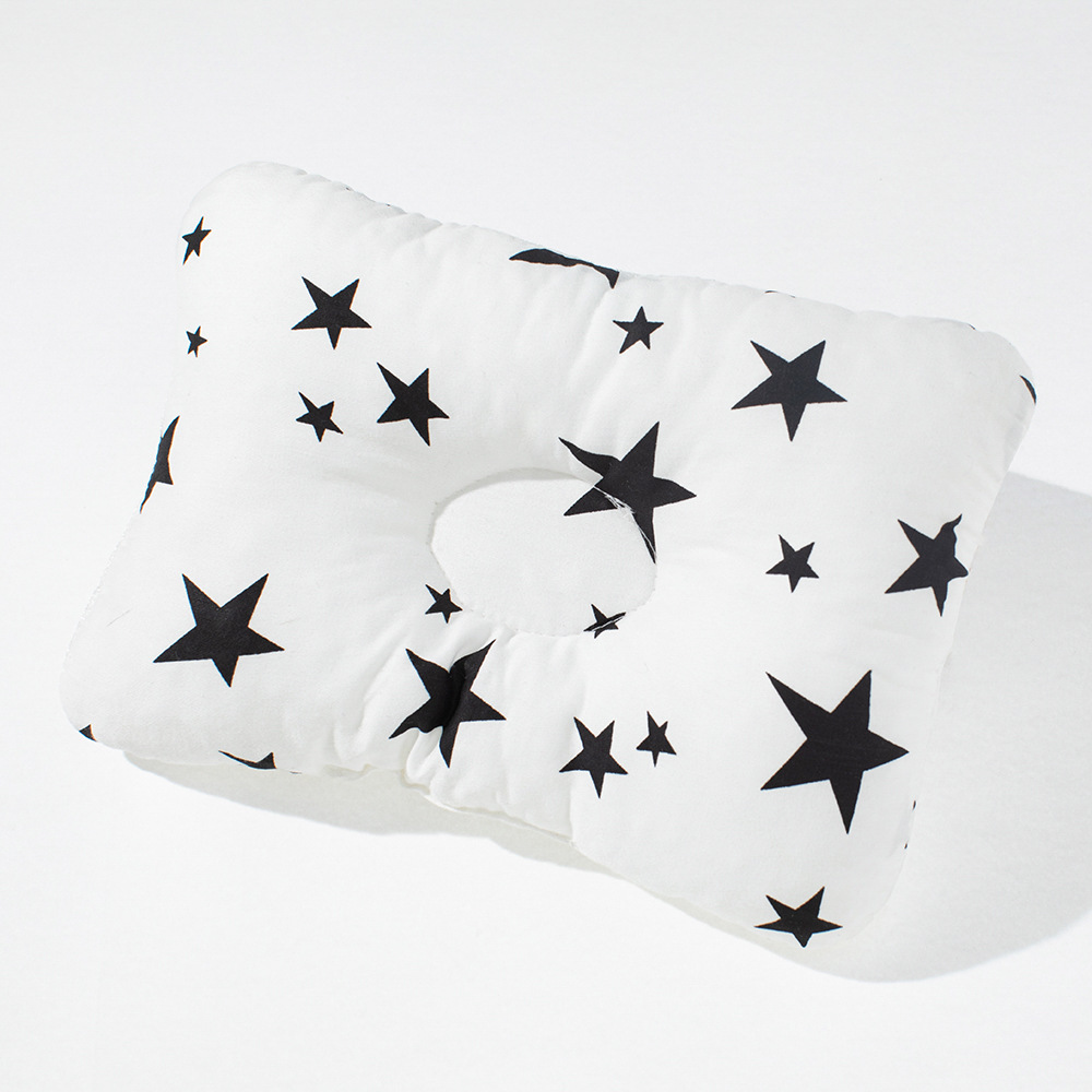Baby Nursing Pillow Infant Newborn Sleep Support Concave Cartoon Pillow Printed Shaping Cushion Prevent Flat Head