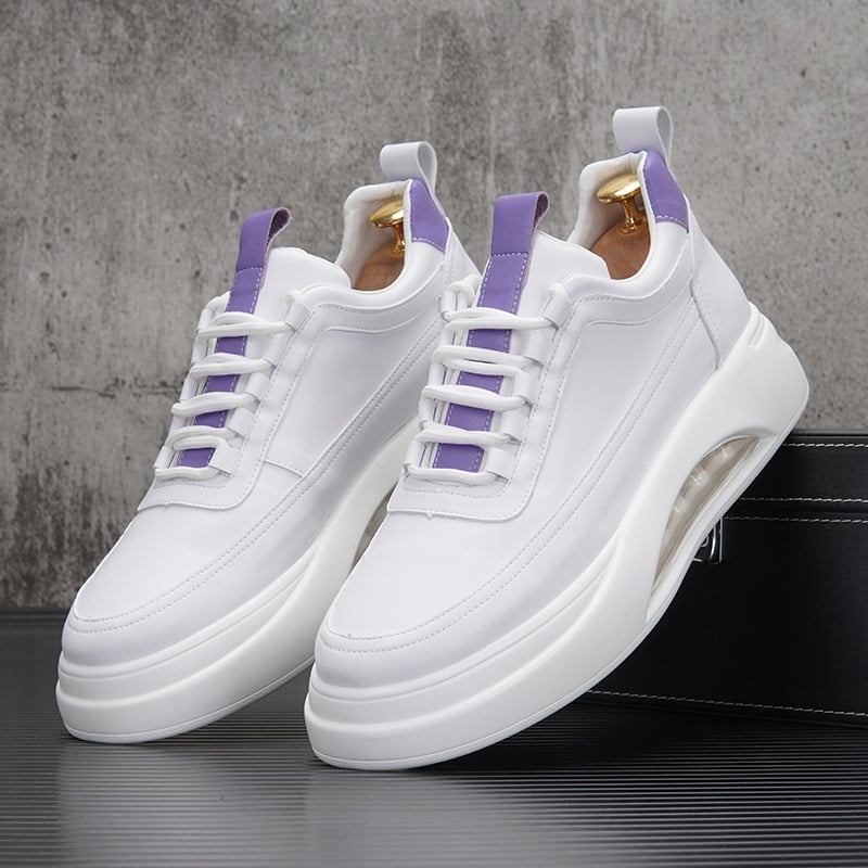 Air-cushion white shoes men's autumn new trend all-match casual shoes men's trendy shoes men's thick-soled shoes